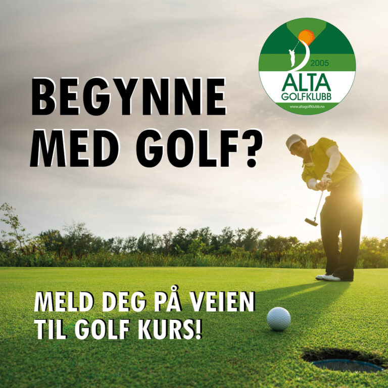 Begynne med golf? Meld deg på veien til golf kurs!